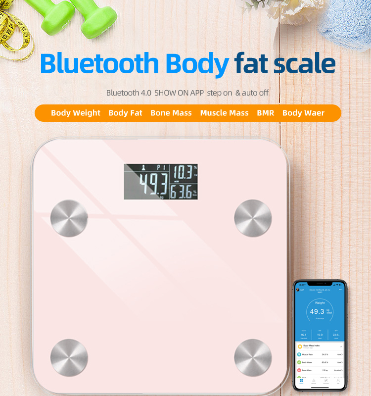 مقياس الوزن الرقمي في تطبيق bluetooth connect